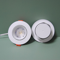 Plafonnier LED encastré SKD de haute qualité 3W 5W 7W pour intérieur, montage en surface
