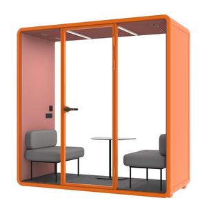 Cabina Modular Insonorizada para Reuniones en Salas de Exposiciones, de Uso Temporal - Product Image 1