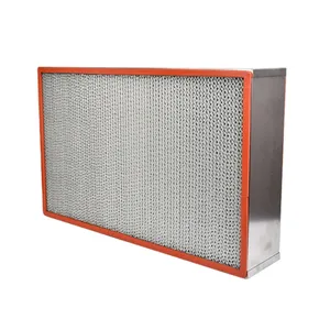 H13 filter udara tahan suhu tinggi bebas debu bengkel ruang bersih H14 filter efisiensi tinggi dengan partisi