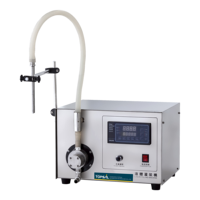 Petite machine de remplissage de pâte liquide semi-automatique à moteur de haute précision avec acier inoxydable 304 pour l'emballage de bouteilles de canettes