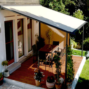 Auvents de couverture de patio étanches pour système de toiture de pergola électrique en aluminium de <span class=keywords><strong>3m</strong></span> 4m 5m de largeur personnalisés - Product Image 2