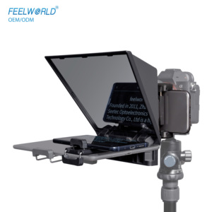 FEELWORLD <span class=keywords><strong>TP2A</strong></span> Téléprompteur Bluetooth Sans Fil pour Téléphones et Tablettes Android iOS Prise en Charge de la Prise de Vue Grand Angle Service OEM - Product Image 1