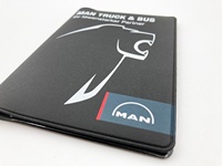 Titular de la licencia de conducir de esponja de PU suave personalizado Auto Truck Document Paper Wallet Carpeta de PVC para el coche