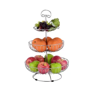 2020 Hot Selling 3 Tier Draad Mand/3 Tier Fruitmand Stand