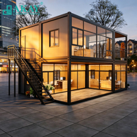 Maisons préfabriquées modulaires démontables de type conteneur, isolation phonique et thermique, fabrication chinoise.