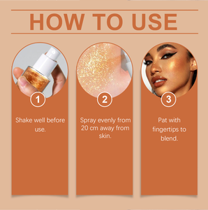 Spray Corporal Brillante Orgánico Nutritivo de 100 ml, Éxito de Ventas 2025 - Product Image 6