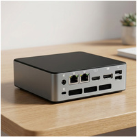 Mini PC con Intel Core I3 de 12.ª Generación, Ranura DDR5, Pantalla 4K, Multifunción, Tipo-C, Servidor Ai, Mini Computadora de Escritorio con DP para Oficina