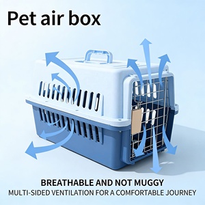 Cage de transport pour animaux de compagnie de grande taille (chats et chiens) – Boîte de transport aérien respirante et portable pour animaux – Vente chaude - Product Image 2