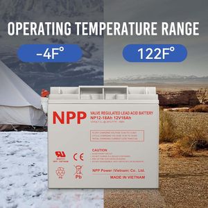 לנו מחסן <span class=keywords><strong>npp</strong></span> 12v 18ah סוללת עופרת אטומה סוללה נטענת חומצה נטענת עם אגוז & בורג (nb) מסוף - Product Image 6