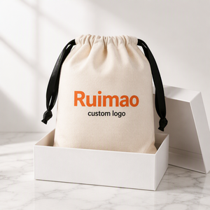 Sac anti-poussière personnalisé en coton biologique réutilisable, écologique, portable, pour sac à main et chaussures de luxe, printemps/été - Product Image 5