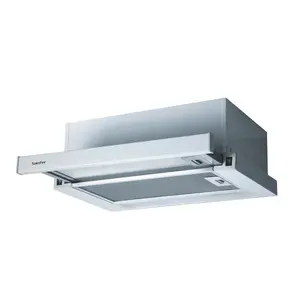 Cheaset prezzo ultra-sottile sotto cabinet scorrevole fornello gamma cappa cappa