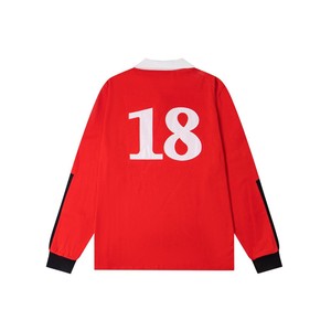 Camicia Personalizzata di Alta Qualità in Cotone Traspirante con Ricami, Manica Lunga, Stile <span class=keywords><strong>Hip</strong></span>-hop/<span class=keywords><strong>Rap</strong></span>, Casual, Vestibilità Ampia, Stile Streetwear - Product Image 2