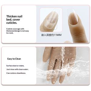 Mains Prothétiques Réalistes en Silicone pour Manucures, Modèle de Main pour la Pratique de la Manucure, Main d'Entraînement pour la Pratique de la Manucure pour les Ongles en Acrylique - Product Image 4