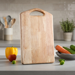 Planche à découper en bambou Anax, planche de préparation alimentaire rectangulaire avec poignée, épaisseur de 1,3 cm pour la cuisine - Product Image 2