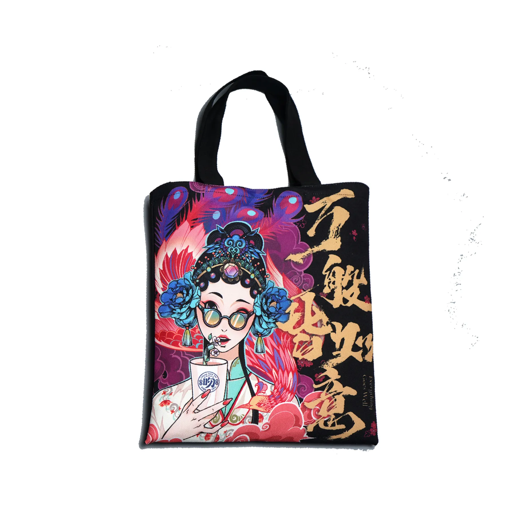 Custom Polyester Canvas Shopping Bag Sublimation Company Publicity Promotional Recycled Printed Canvas Tote Bag