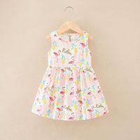 Thaïlande Style été 1-5 ans bébé fille pas cher robe florale pour enfants bébé infantile fleur robe ample enfants fille vêtements décontractés