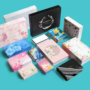 중국 도매 표준 좋은 가격 다채로운 흰색 빨간색 골판지 종이 패키지 선물 포장 우편물 상자