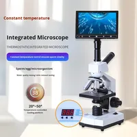 Microscope numérique professionnel haute puissance pour analyseur de sperme animal nouvelle visualisation chauffage à température constante 1 an de garantie