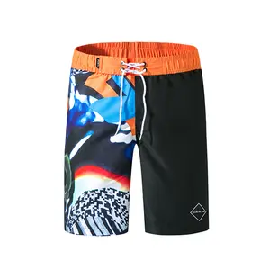 Men's Custom Pattern Printing Boardshorts Summer Beach Pants Swim Beach Shorts Bathing Suit Plus Size Male Swimming Adults