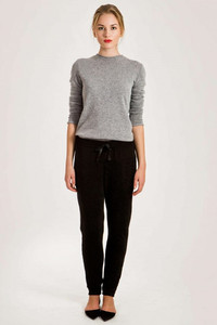 Suéter de Cachemira Pura para Mujer, Diseño Minimalista, Cuello Redondo, Corte Ajustado, Manga Larga, Textura Súper Suave, 2026 - Product Image 3