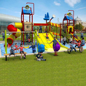 Thiết Kế Phù Hợp Mặt Đất Trẻ Em Công Viên Nước Bể Bơi Trượt Nước Cho Các Trò Chơi Thương Mại - Product Image 6