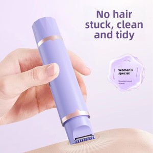 <span class=keywords><strong>Epilatore</strong></span> transfrontaliero rasoio elettrico a doppia testa da <span class=keywords><strong>donna</strong></span> per la depilazione pubica delle parti intime - Product Image 2