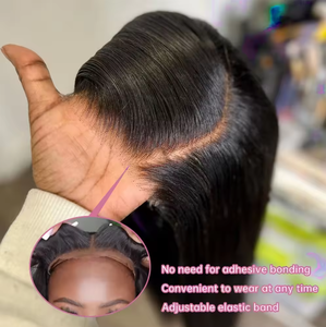 Perruques frontales sans colle HD, en cheveux indiens vierges bruts non traités, 100 % alignés sur la cuticule, pour femmes noires - Product Image 5