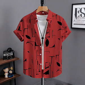 <span class=keywords><strong>Nueva</strong></span> Llegada Camisetas Blancas Casuales para Hombre con Patrón Geométrico, Blusa de Manga Corta, Suministro ODM - Product Image 6