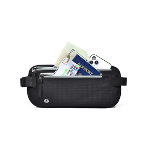 Riñonera de Viaje para Hombre con Logotipo Personalizado, Protección RFID, Cierre de Cremallera, Impermeable, Delgada, para Pasaporte y Dinero - Product Image 2