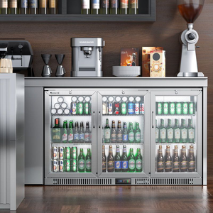 Venta al por mayor personalizado 228L mejor compra LED botella de leche bajo el mostrador enfriador de cerveza escaparate bebida <span class=keywords><strong>nevera</strong></span> para exhibición comercial - Product Image 6
