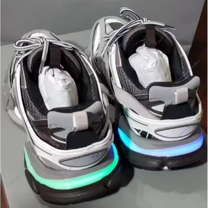 2026 new luxury Designer <b>Shoes</b> <b>men</b> Track 3.0 LED Laces famous brand High-Quality casual sneakers Light walking <b>Shoes</b> women - Product Image 4