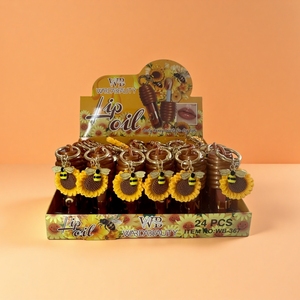 Olio Labbra al Miele WardaBeauty, Design Trendy, 24 Pezzi in una Scatola, Lucidalabbra Idratante di Alta Qualità, Lunga Durata - Product Image 4