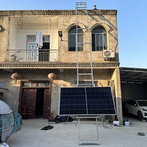 Panel surya pengangkat 4-25 Meter kustom beban tinggi 300KG pengangkat batu bata tangga katrol listrik - Product Image 4