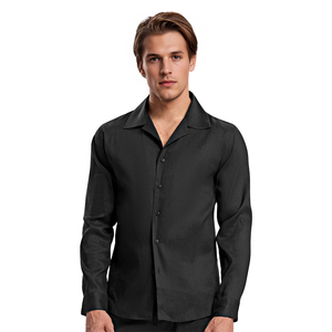 Camicie di <span class=keywords><strong>lino</strong></span> Casual da <span class=keywords><strong>uomo</strong></span> con Logo personalizzato moda estiva <span class=keywords><strong>camicia</strong></span> a manica lunga - Product Image 1