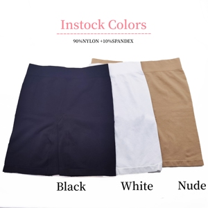 Short taille haute Slip Shorts lisse Boyshort anti-frottements Shorts confortables d'entraînement Yoga Biker Shorts pour <span class=keywords><strong>sous</strong></span> les robes - Product Image 2