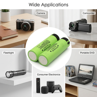 Grosir Baterai Li-ion 18650 NCR18650B 3.7V 3400mAh Original 100% Flat Top/Button, Baterai 18650 NCR 18650B Terproteksi 3400mAh