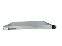 Sasis Server 19 inci 1U casing rak ultra pendek 650mm catu daya dalam Motherboard ATX kecil 305*330mm