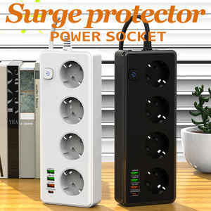 Regleta de alimentación a prueba de explosiones GaN estándar de la UE con <span class=keywords><strong>interruptor</strong></span> de control principal Regleta de alimentación multipuerto de carga rápida de 4 enchufes - Product Image 3