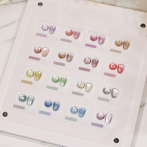 AILANUO - Serie de Esmaltes de Uñas en Gel de 16 Colores, Efecto Ojo de Gato Satinado, 15 ml, Suministros para Salón de Belleza, OEM - Product Image 1