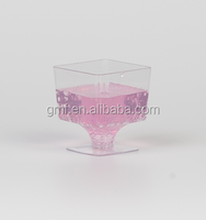 Verres à vin en plastique essentiels pour les fêtes, 1 pièce, mini-verres à dégustation ronds de 2 onces, gobelet rond de 2 oz