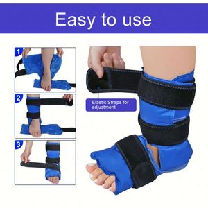 Practical Hot and Cold Therapy Foot & <b>Ankle</b> Pain Relief Cooling <b>Ice</b> <b>Pack</b> Reusable Gel Set with Leak-Proof Adjustable Design - Product Image 4