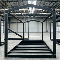 Casa Contenedor Prefabricada Moderna de 20 pies, Estructura Galvanizada en Caliente, Impermeable y Resistente al Viento, para Campamento de Trabajo de Montaje Rápido