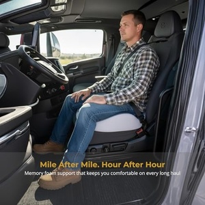 Cojín de Asiento para Oficina, Hogar y Sillas de Auto, Almohada de Espuma Viscoelástica Antideslizante para Espalda y Coxis, Ideal para Estar Sentado por Tiempo Prolongado - Product Image 2