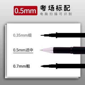 Bolígrafo Neutral Deli S74 de 0.5 mm, Negro, a Base de Agua, para Oficina, Negocios y Firmas - Product Image 2