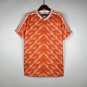 Uniformes de Fútbol de Verano, Manga Corta, Retro 1988, Camiseta de Local/Visitante de Holanda, Transpirable, Poliéster/Nailon, Secado Rápido, Cuello Redondo - Product Image 3