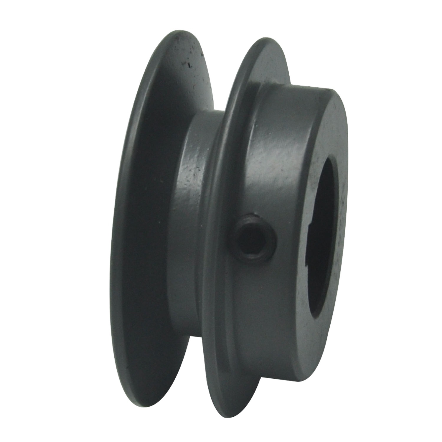 Polea En V De Aleación De Aluminio - Doble Ranura, Para Correa De 10mm, Diámetros 40mm O 50mm