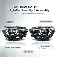 Ensemble de phares LED pour BMW X2 U10, version haute, avec feux de jour (DRL) et clignotants dynamiques, phare avant, mise à niveau complète