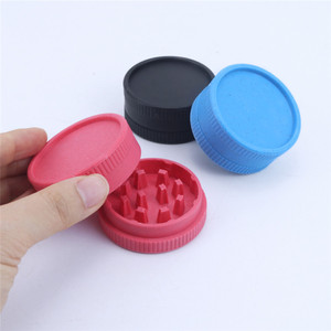 Nuevo Molinillo de Hierbas de Plástico Degradable Colorido, Accesorios para Fumar, Logotipo Personalizado, Grabado Láser, Triturador de Hierbas Secas, Especias y Tabaco - Product Image 2