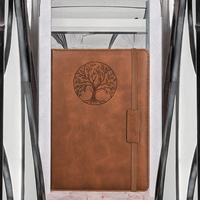 Carnet A5 personnalisé avec logo, journal promotionnel de haute qualité, couverture rigide en papier, 100 feuilles, reliure cousue, modèle 015