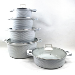 Utensilios <span class=keywords><strong>de</strong></span> cocina <span class=keywords><strong>de</strong></span> aluminio fundido y cerámica, ollas y <span class=keywords><strong>sartenes</strong></span> <span class=keywords><strong>de</strong></span> perfiles <span class=keywords><strong>de</strong></span> aluminio con recubrimiento antiadherente <span class=keywords><strong>de</strong></span> piedra, 10 Uds. - Product Image 3